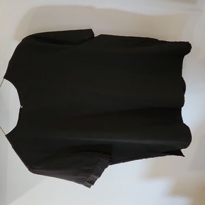 Vintage women's black blouse from Westbound, size M